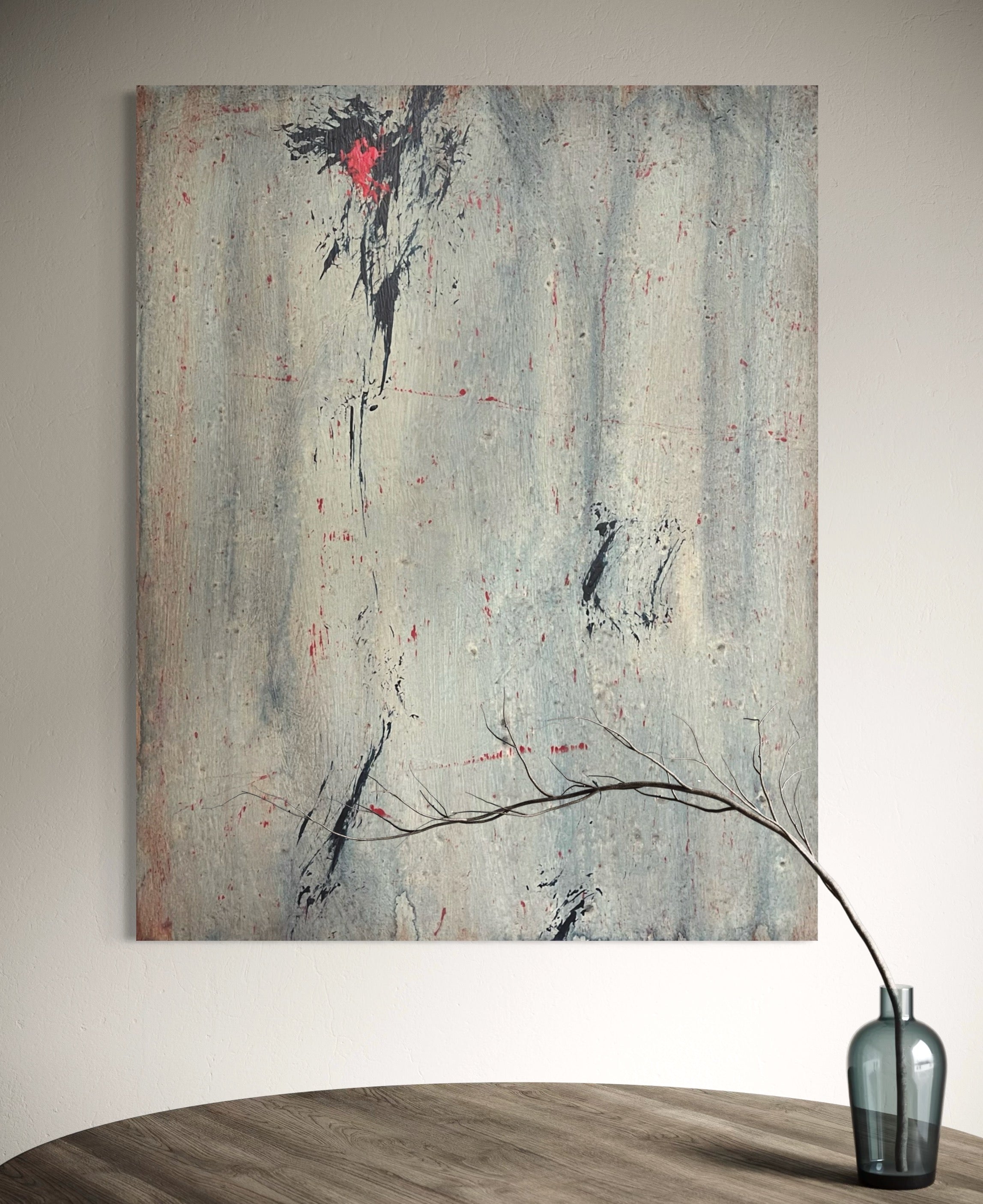 Absences V <br> 50 x 40 x 3 cm, 2026<br> €1710