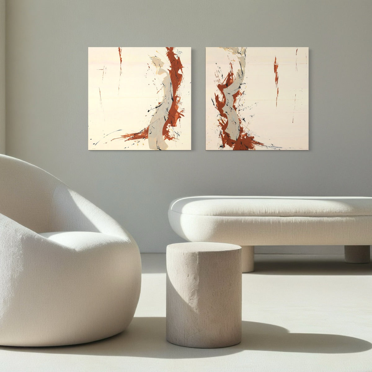 Presences III <br> 70 x 70 x 3 cm, 2026 <br> €2660