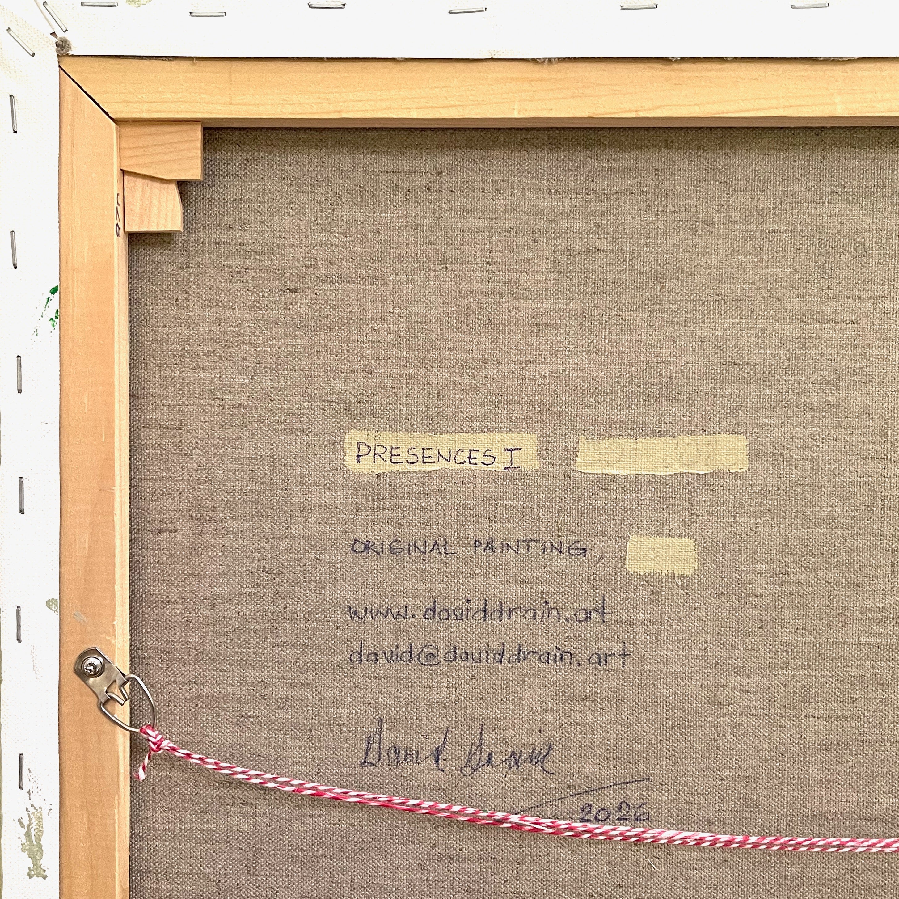 Presences I <br> 80 x 80 x 3 cm, 2026 <br> €3230