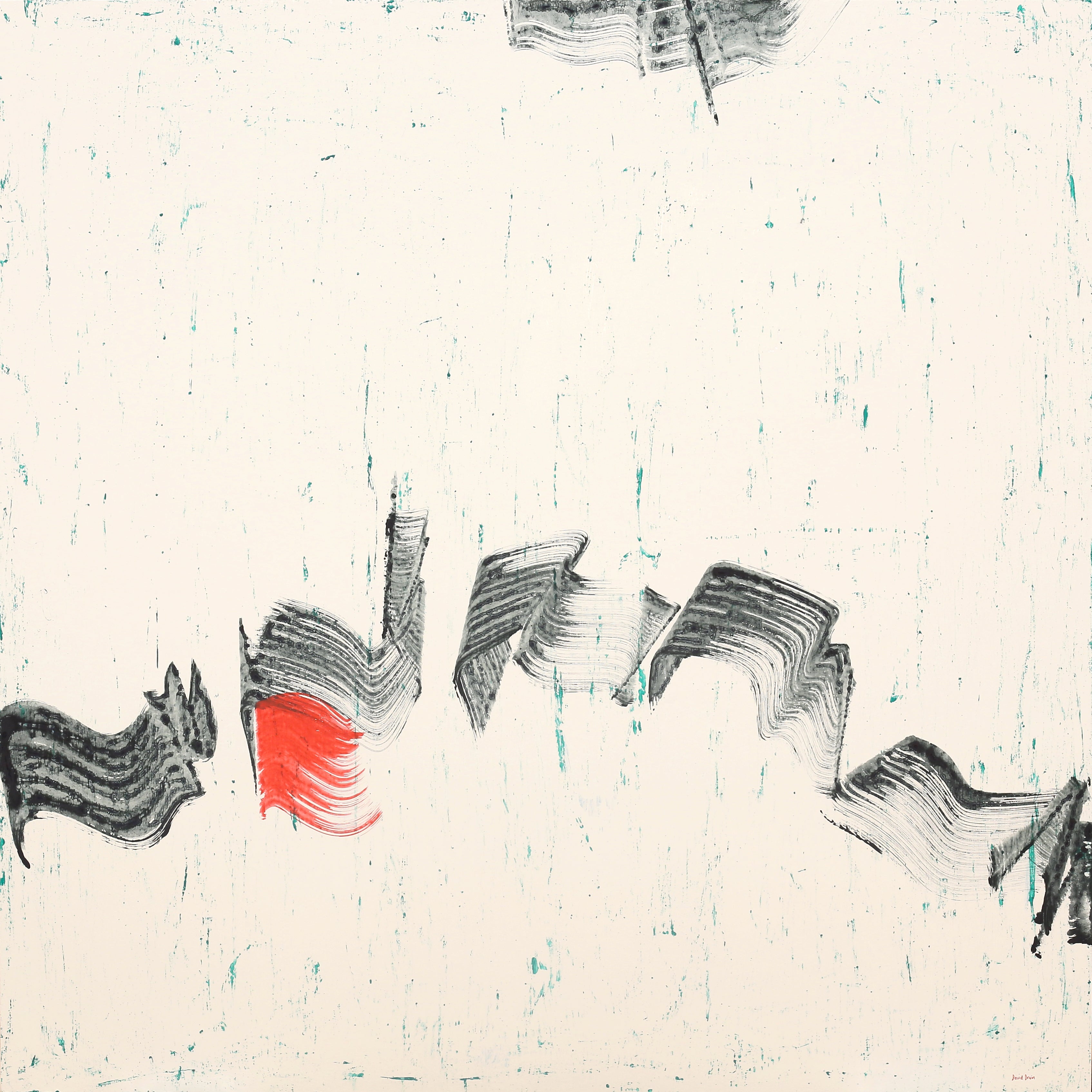 Whispering I <br> 80 x 80 x 3 cm, 2026