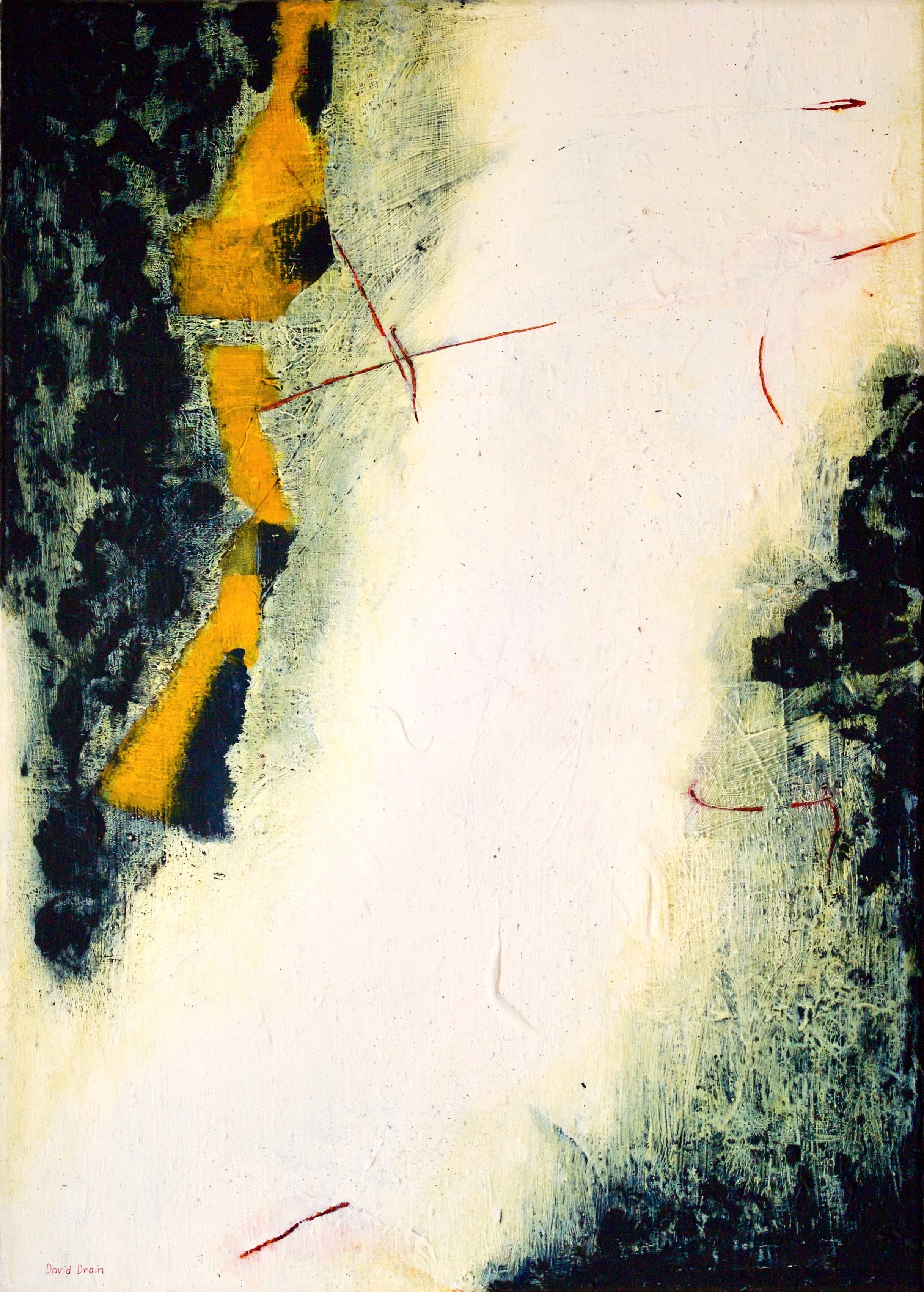 Seeking Something II (SOLD) <br>70 x 50 x 2 cm